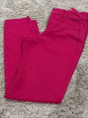 Old Navy Hot Pink Straight-Leg Pants